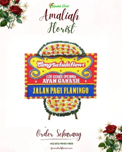 Bunga Papan Congratulation di Rajabasa Jaya